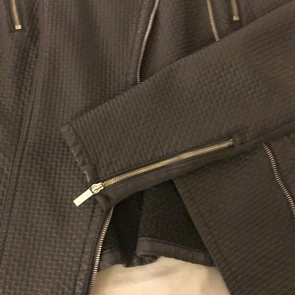 Gray Leather Jacket - image 4